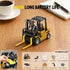 1/64 Controled,2-in-1 Hook,10CH RC Forklift Toy,Mini Forklift Remote Control & Phone App Transformable Lift Fork