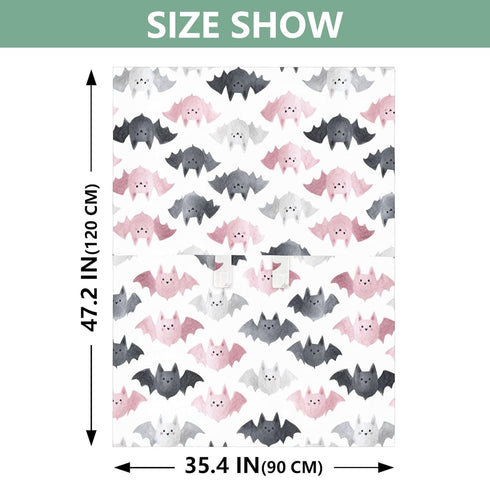 Mazeann Watercolor Cute Bats Halloween Car Seat Cover Baby Breathable Soft Infant Carseat Covers Canopies Babies
