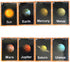 Set of Solar System Flash Cards for Toddlers (15 Count), Montessori Pocket Cards for Kids Learning, Teacher Tools for