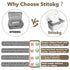 Stitokg Flushable Wipes Dispenser, Wipes Case Baby Wipe Holder Durable PP Material for Nursery & Home, Keeps Wipes