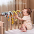 TUMAMA Spiral Car Seat Toys - Baby Toys for 0-12 Months, Infant Stroller Toy with Rattle and Teether