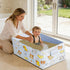 Generic 84x43x34cm Portable Foldable BathsTub, PVC Leakproof Travel Bathtub with Stable Structure for Bathing, Soaking