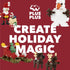 2025, 25 3D Countdown 600 Plus Plus Christmas Advent Calendar Kids Building Block Toys, Mini Puzzle Kits, Fun Holiday