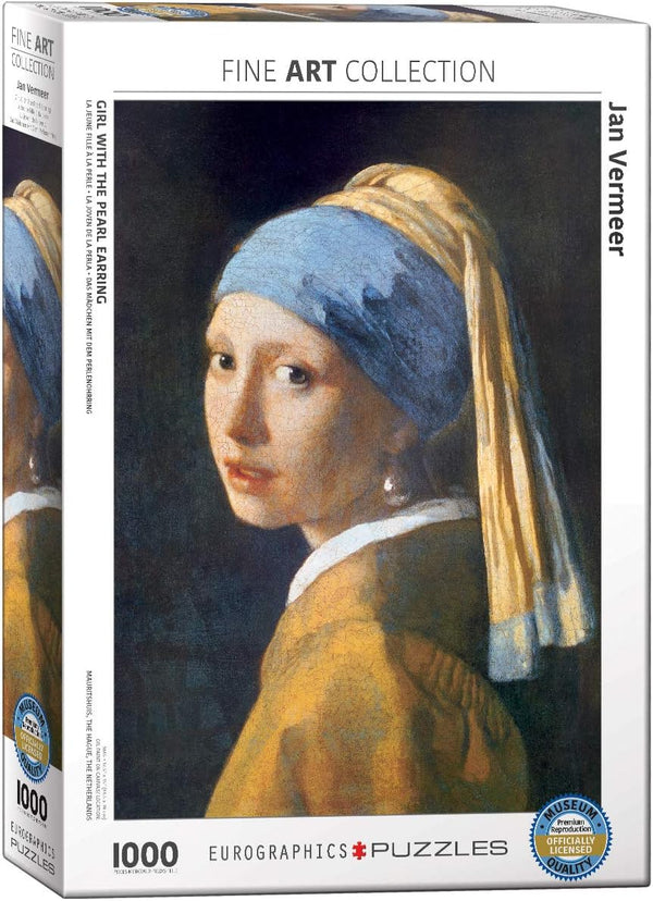 EuroGraphics Girl with A Pearl Earring by Vermeer 1000 Piece Puzzle (6000-5158)