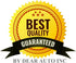 Car Seat Protector Mat - Thick Padding, Durable Waterproof Fabric, Leather Reinforced Corners & 3 Pockets Black