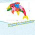 LovesTown Dolphin Wooden Puzzle, 26PCS Jigsaw Puzzle Alphabet and Number Blocks Wooden Building Blocks for Kid Toddlers Preschool