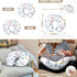 Goronwyfloyd 2 Multi Colorful Butterfly Nursing Pillow Cover for Baby Boy Girl Pieces Newborn U-Shaped Breastfeeding
