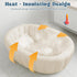 Gliizee mall 0-24 Inflatable Baby Bathtub, Collapsible Baby Bath Back Support, Portable Newborn Travel Bath tub