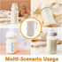 Kisangel Insulated Baby Bottle Sleeve for Glass Baby Bottles Thick Lamb Fleece Protective Case Base for Breastmilk