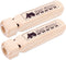 LovesTown 2PCS Kids Wooden Train Whistles - 4-Tone 7.3" Toy Whistles for Birthday Party Favors