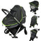 Universal Sun Shade and Mosquito Shield for Strollers, Blackout Cover Accessory for Boys and Girls