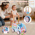 Embosomitr 6-12 Wooden Baby Walker for Babies Month, Ice Cream Cart Toys for Kids, Push Along Walker for Girls Boys