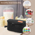 ZDJYCH Packs Frozen 5-7 (3-5oz), Breast Milk Cooler Travel Bag with Ice - Small Portable Insulated Bag for Breastmilk