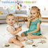 1-3: 6pcs Baby Musical Toys for Toddlers Montessori Kids Musical Instruments Infant Baby Teething Toy with Rattle