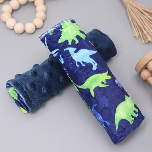 2 Pack, Baby Strap Cover, Stroller Strap Cover, Dinosaur Car Seat Strap Covers, Car Seat Straps Shoulder Pads