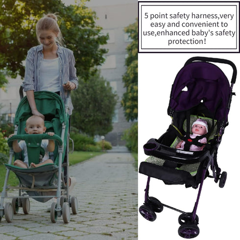 Baby Chair Safety Harness, Durable Baby Stroller Safety Belt, Adjustable 5 Point Harness for Baby Stroller Pushchair Children High Chair Buggy Safe Protection