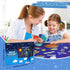 OKOOKO 41PCS Outer Space Felt Board Story Set - 43x29inch Solar System Universe Storytelling with Hooks, Astronaut