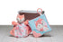 Mary Meyer Sweet n Sassy Fox Crinkle Teether Toy, 6 x 6-Inches with Baby Paper and Squeaker