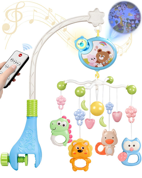 RSEPD Crib Mobile With Music And Lights, Mobiles For Cribs, Baby Mobile Arm