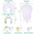 4-in-1 Tummy 0-24 MIIMER Time Baby Mat & Seated Support Cushion, Detachable Nursing Pillow with High, Firm, Large Area