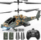 DEERC Apache RC Helicopter for Kids 8-12, Remote Control Helicopter for Adults,