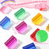 20 Learning(5 2.5 2.5 cm) Meooeck Pcs Acrylic Gem Cubes Blocks for Kids Translucent Rainbow Building Blocks Crystal