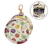 PYBUG Vegetables Round Pacifier Storage Case, Polyester & TPU Lined with Hook Buckle, Pacifier Container Box for Baby