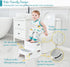 2 Counter Forbena Toddler Step Stool for Bathroom Sink, Step Stool for Kids Toilet Potty Training, Non-Slip Toddlers