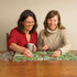 Cobble Hill 1000 Piece Puzzle - Rainbow Collection: Green - Includes Sample Poster