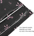 Haskirky 2 Pink Bows Black Pcs Cloth Diaper Wet Dry Bags,Waterproof and Washable Bag for Travel Reusable Wet Bag