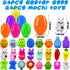 24 Pcs Easter Eggs with Mochi Squishy Toys for Kids Easter Eggs Hunt, Cute Easter Toys for Easter Basket Stuffers