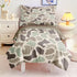CKOU CCOO 4 Pieces Toddler Duck Camo Bedding Set for Boys,Hunting Camouflage Toddler Comforter