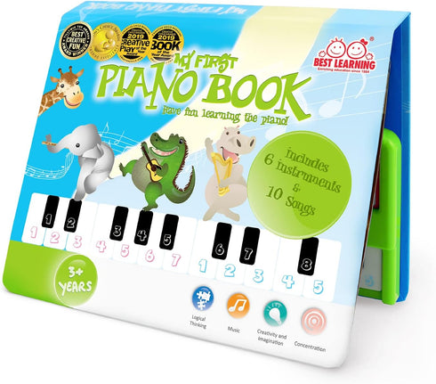 BEST LEARNING My First Piano Book - Educational Musical Toy for Toddlers
