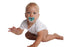 Sweetie Silicone Pacifier Refuser Soother, 100% Silicone BPA Free, 2 Count (Turquoise)