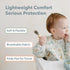 6-36 Loulou Lollipop Long Sleeve Mess Free Waterproof Bibs, for baby boys and girls Months, Machine Washable, Travel