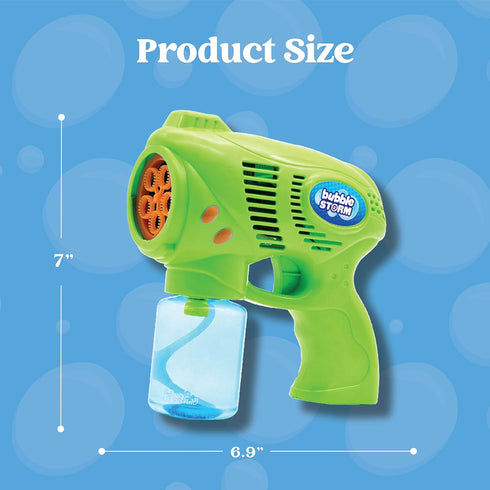 JOYIN 2 Kids Bubble Gun with 2 Bottles Bubble Refill Solution, Bubble Machine Gun for Toddlers, Summer Outdoor Gift