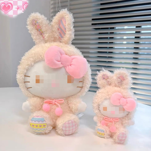 Kawaii Cartoon Bunny Plush - Cross-Dressing Series, Soft Doll Toys, Birthday Gifts for Girls Kids