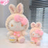 Kawaii Cartoon Bunny Plush - Cross-Dressing Series, Soft Doll Toys, Birthday Gifts for Girls Kids