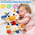 6-12 1, 2 V-Opitos Stuffed Cow Musical Toys for Baby Months+, Early Learning Light up Music Drum, Perfect Christmas