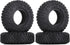 4Pcs 85mm Soft Rubber Terrain Wheel Tires Set for 1/10 RC Crawler Car Axial AX90069 D90 TF2 Tamiya CC01