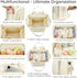 Backpack, AIJIEKE Diaper Bag, Large Wide-Open Baby Diaper Multi-functional Baby Travel Tote Bag, Diaper Bag