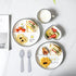 12 Pcs BPA Free Plastic Toddler Utensils Set, Baby Spoons and Forks for Feeding Dinnerware (Grey)