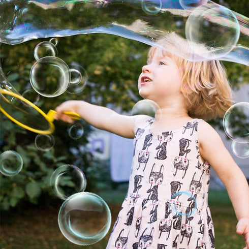 B bangcool Big Bubble Wands Set - Large Bubble Maker with Tray Bubble Sticks for Kids