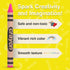 80 Count Lucky Art Pink Crayons Bulk - Regular Size Single Color Crayon Refill, Non-Toxic Art Supplies for Teachers