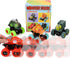 Dinosaur Toys for 2-5 Year Old Boys - Push & Pull Friction Powered Dinosaur Monster Truck Vehicles for Toddlers