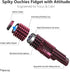 Fepucoy 5-in-1 Little Ouchies Pain Fidget for Adults, Spiky Sensory Tool with Smooth Spinner, Reinforced Slider