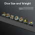 Fish DND Dice Set: 7PCS Resin Dice with Velvet Bag for Dungeons and Dragons Role Playing Games