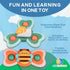 Spinner Toys for Babies - 4pcs Baby Spinners with Suction Cups for Sensory Development & High Chair