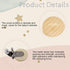 20 Pieces Wood Pacifier Clips Teething Grasping Toy Suspender Clips Natural Beech Wood Pacifier Clip Holder Charm DIY