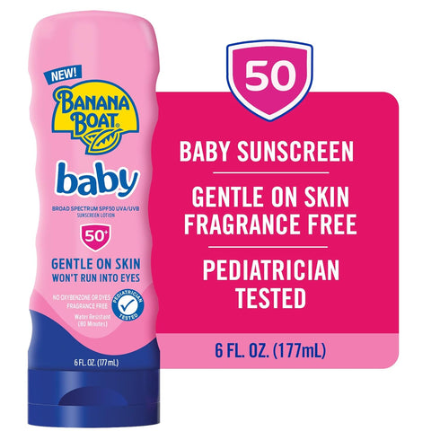 SPF60+, 6oz Banana Boat Baby Lotion